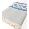 STRANDTUCH Breeze. Bio-Baumwolle. 100x175 cm. Blau - Blau, Textil (100/175cm) - SOWL