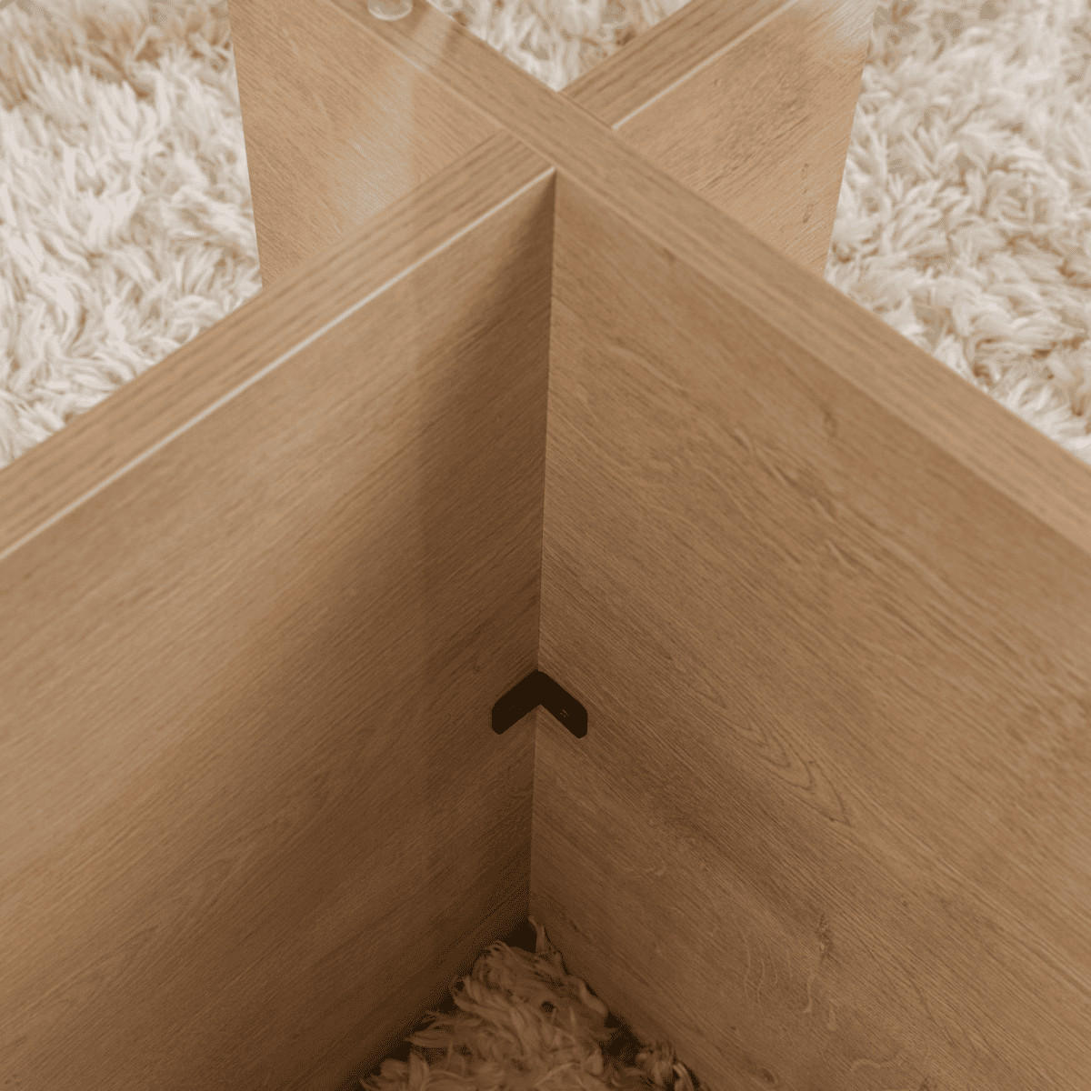 COUCHTISCH mit glasplatte noah 105/65/40 cm - Eichefarben, Holzwerkstoff (105/65/40cm) - Calicosy