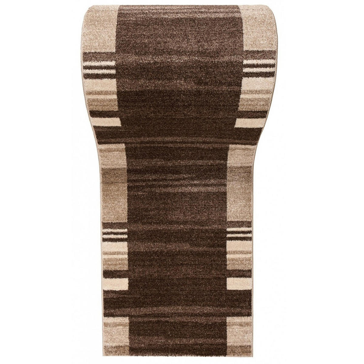 LÄUFER SARI Dunkelbraun 70/500 cm - Dunkelbraun, Textil (70/500cm) - Tapiso