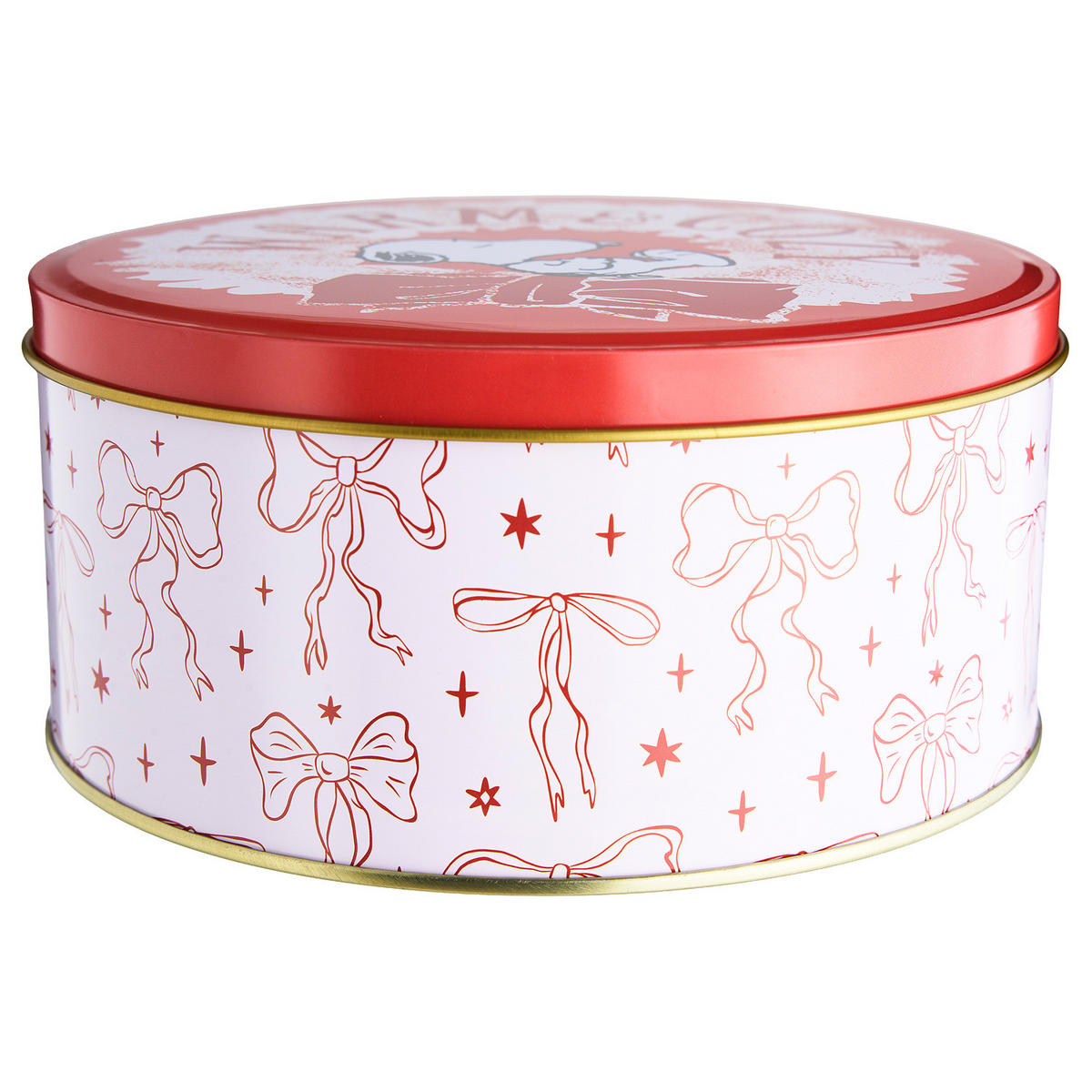 KEKSDOSE Peanuts Warm & Cozy - Pink/Rot, Metall (16/7/16cm) - Butlers