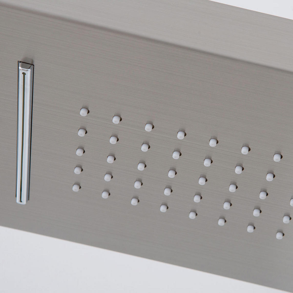 DUSCHPANEEL CASCATA - Silber - Edelstahlfarben, Metall (20/142/50.5cm) - Home Deluxe