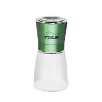 SALZ- / PFEFFERMÜHLE - Grün, Glas (10/13.2/7cm) - Stoneline
