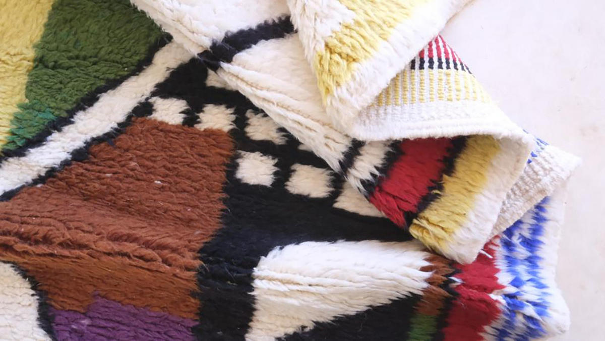 BERBERTEPPICH aus reiner Wolle 203x 289 cm - Multicolor, Naturmaterialien (203/289cm) - AFK Living