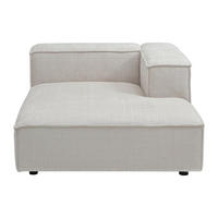 RECAMIERE ohne Schlaffunktion - 1 Person - stoff - beige Ruzolo - Beige, Textil (120/67/169cm) - Vente-Unique
