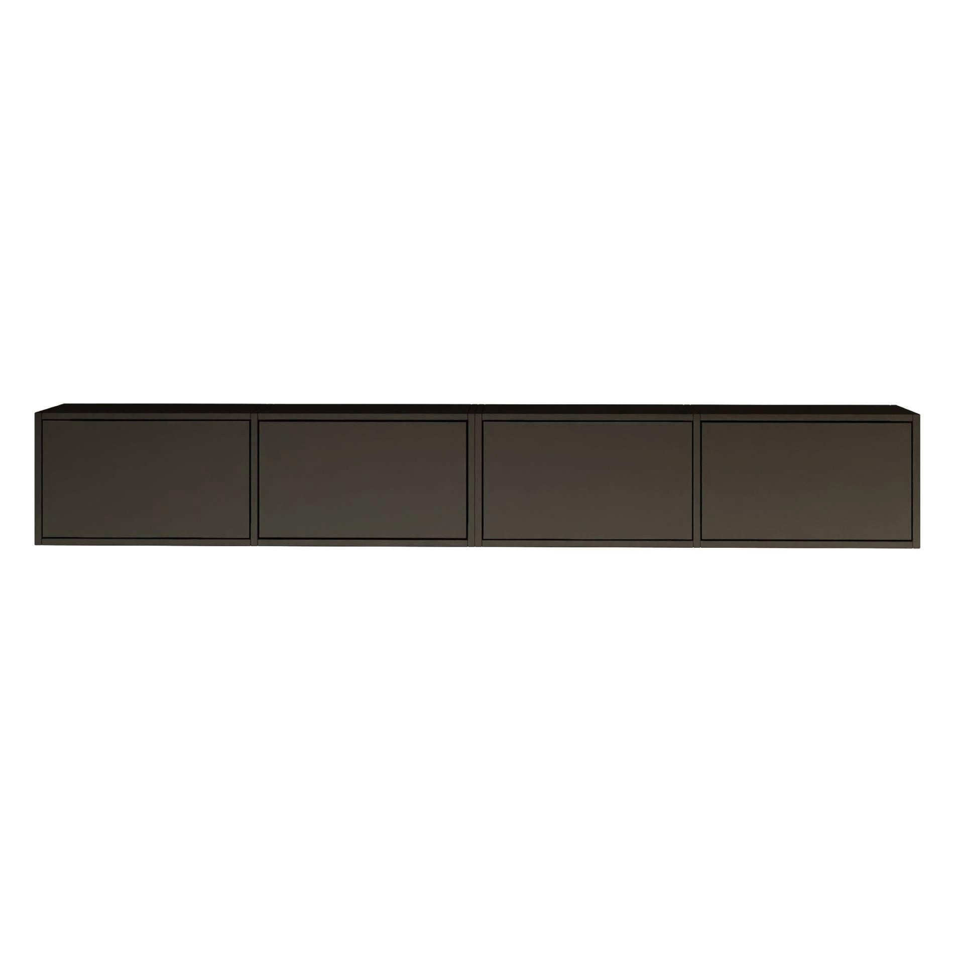 TV-LOWBOARD Framme hängend Schwarz 200/30/30 cm - Schwarz, Holzwerkstoff (201.2/30/30cm) - Selsey