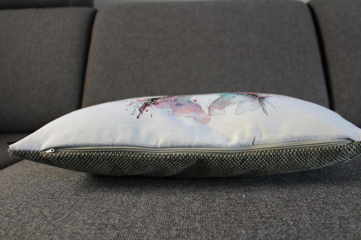 KISSENHÜLLE FANTASIE - Beige, Textil (45/45cm) - Yve! decoration