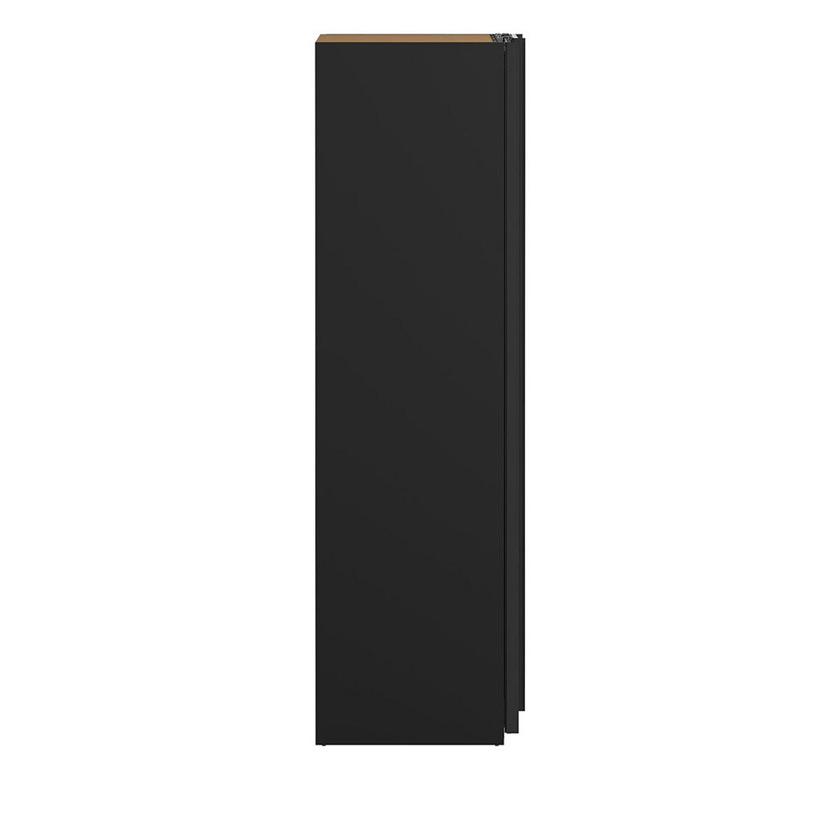 SCHIEBETÜRENSCHRANK, Como, Schwarz, Holzwerkstoff, 119 x 67 x 221 cm - Schwarz, Holzwerkstoff (119/221/67cm) - ebuy24