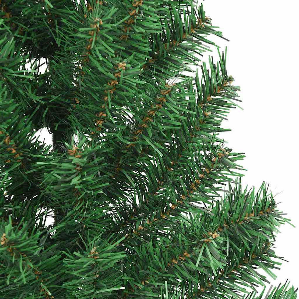 WEIHNACHTSBAUM Künstlicher Klappbarer 78/78/210 cm Grün PVC - Grün, Kunststoff (210cm) - vidaXL