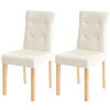 ESSZIMMERSTUHL Beige 2er-Set - Beige, Textil (41/88/55cm) - MCW