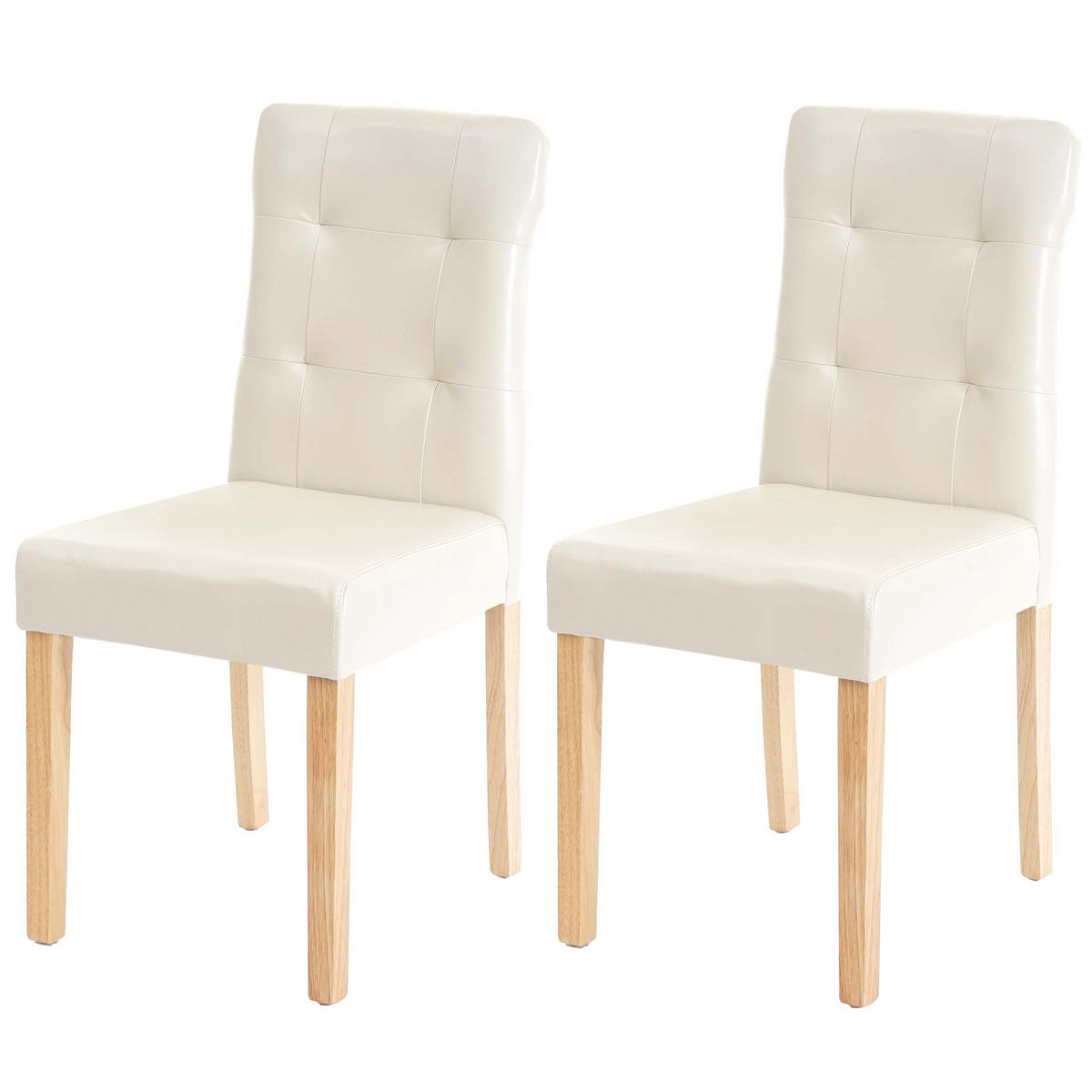 ESSZIMMERSTUHL Beige 2er-Set - Beige, Textil (41/88/55cm) - MCW