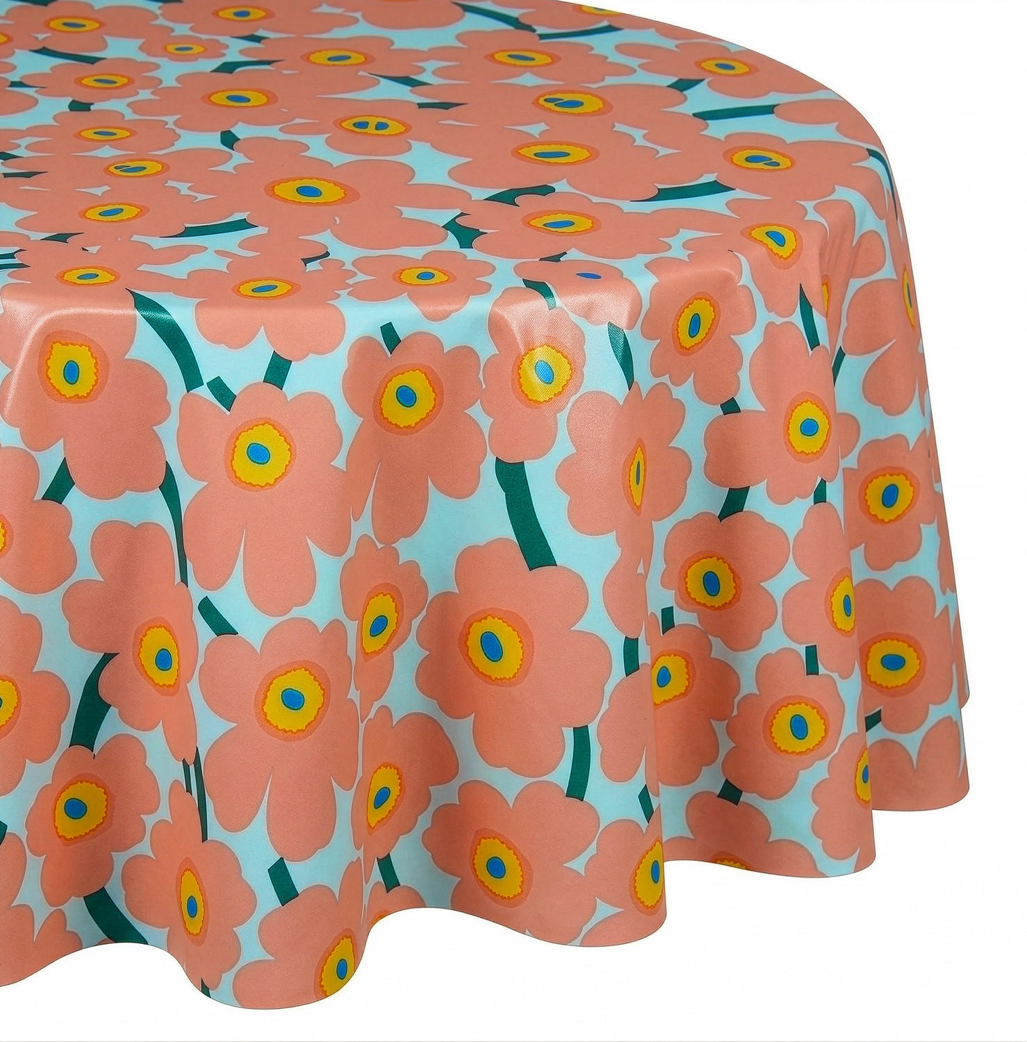 Butlers Tischdecke Grün, Orange 140x140 cm
