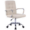 BÜROSTUHL Deal V1, Stoff Creme - Creme, Textil/Metall (56/104/62cm) - TPFLiving