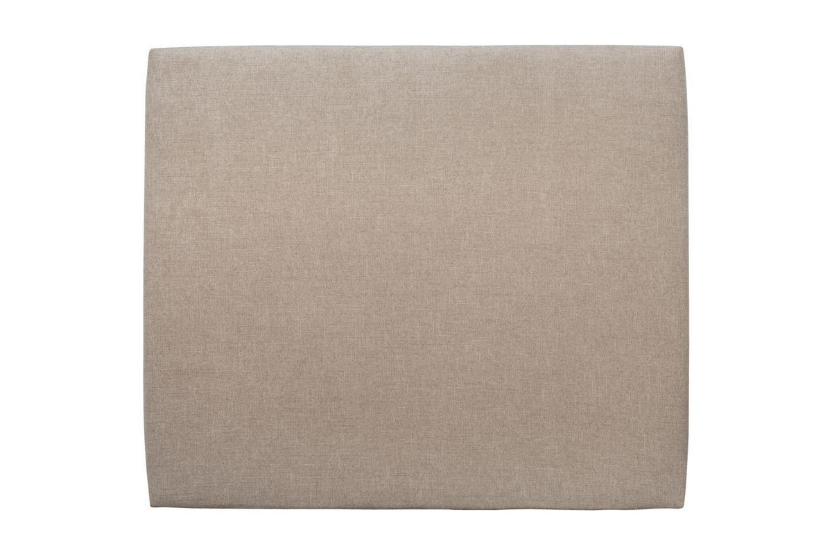 KOPFTEIL gepolstertes – Beigebrauner Stoff - 200 cm - Beige/Braun, Holz (200/120/10cm) - Sommeil de Plomb