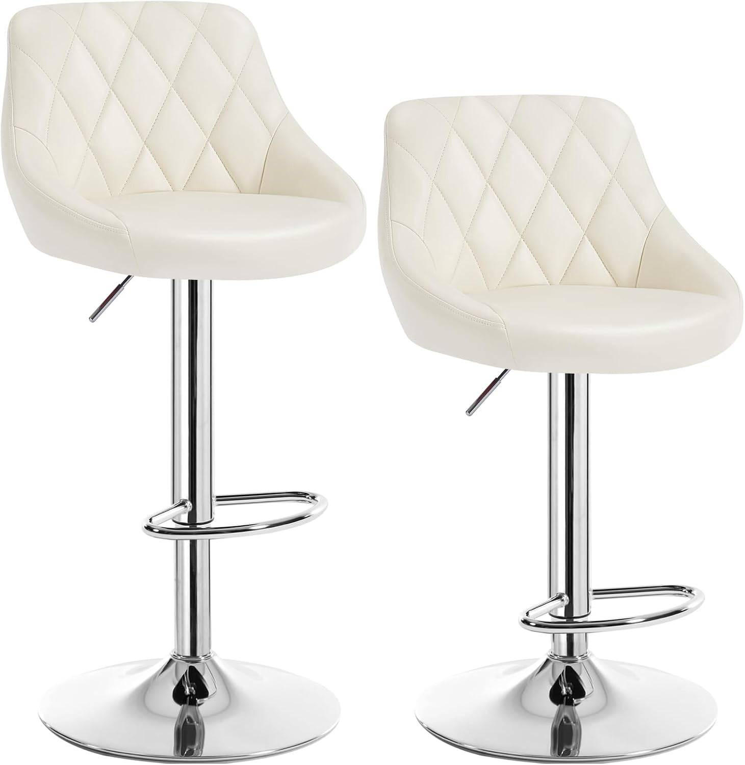 Woltu Barhocker Creme 47x104x39 cm