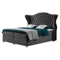 BOXBETT Livia - Grau, Holz (180/200cm) - MIRJAN24
