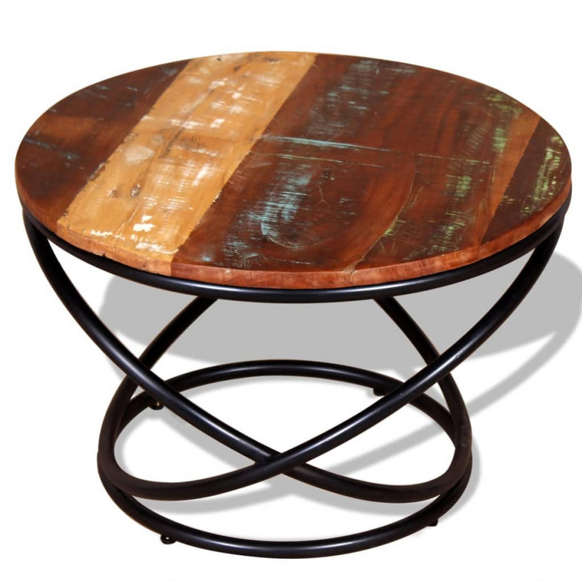 COUCHTISCH Altholz Massiv 60x60x40 cm - Multicolor, Holzwerkstoff (60/60/40cm) - furnicato