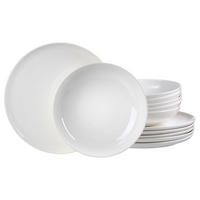 TAFELSERVICE Skagen weiß 12er Set - Weiß, Keramik (30/34/34cm) - Ritzenhoff Breker
