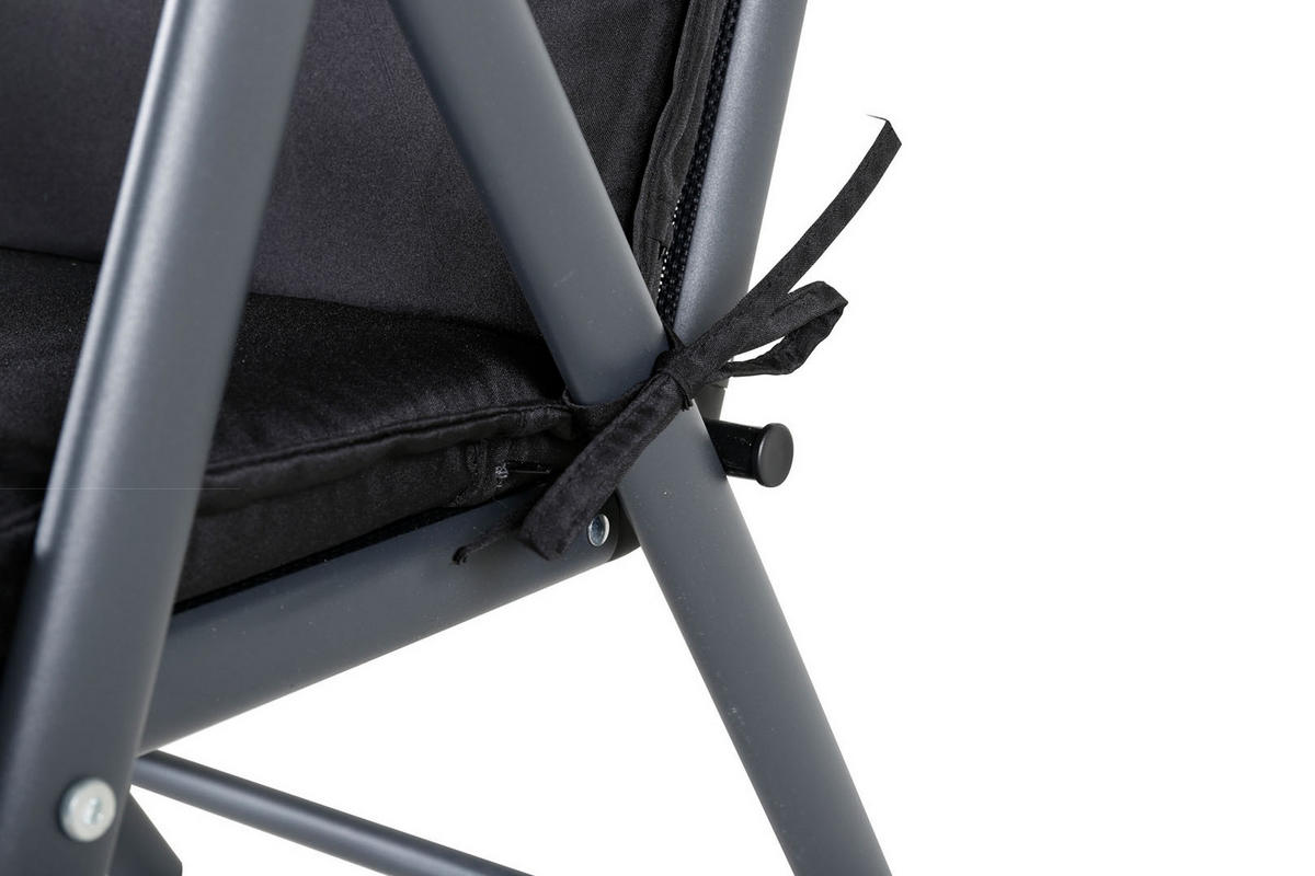 AUFLAGE Schwarz - Schwarz, Holzwerkstoff (46/6/116cm) - ebuy24