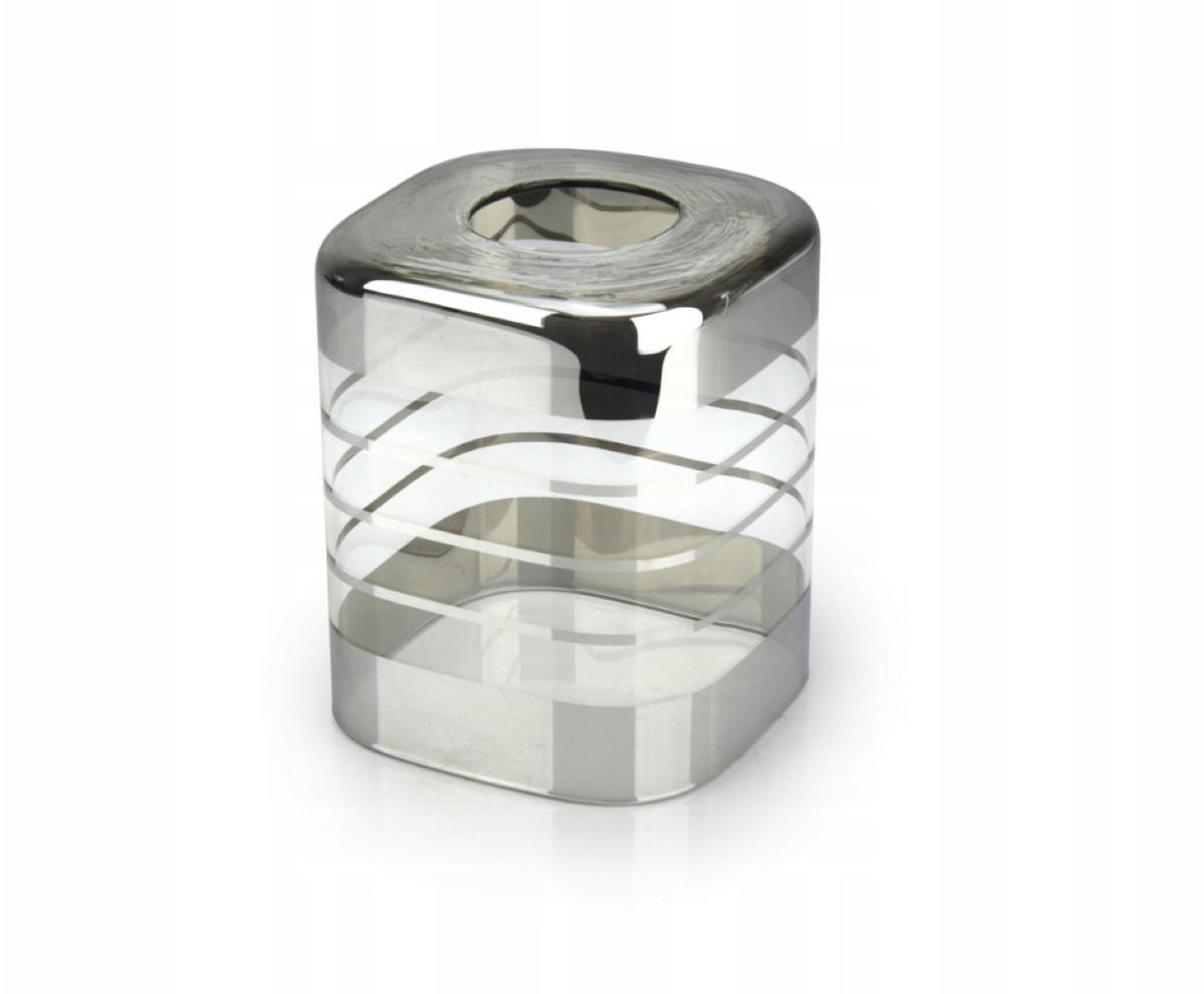 DECKENLEUCHTE TRAGLAS - Transparent/Schwarz, Glas/Metall (30/30/30cm) - kiki design