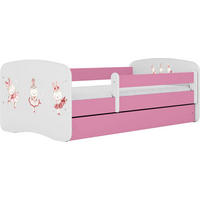 KINDERBETT Emily mit Schublade und Matratze, Rosa 80x180 cm - Altrosa/Rosa, Holzwerkstoff (180/80cm) - WFL GROUP