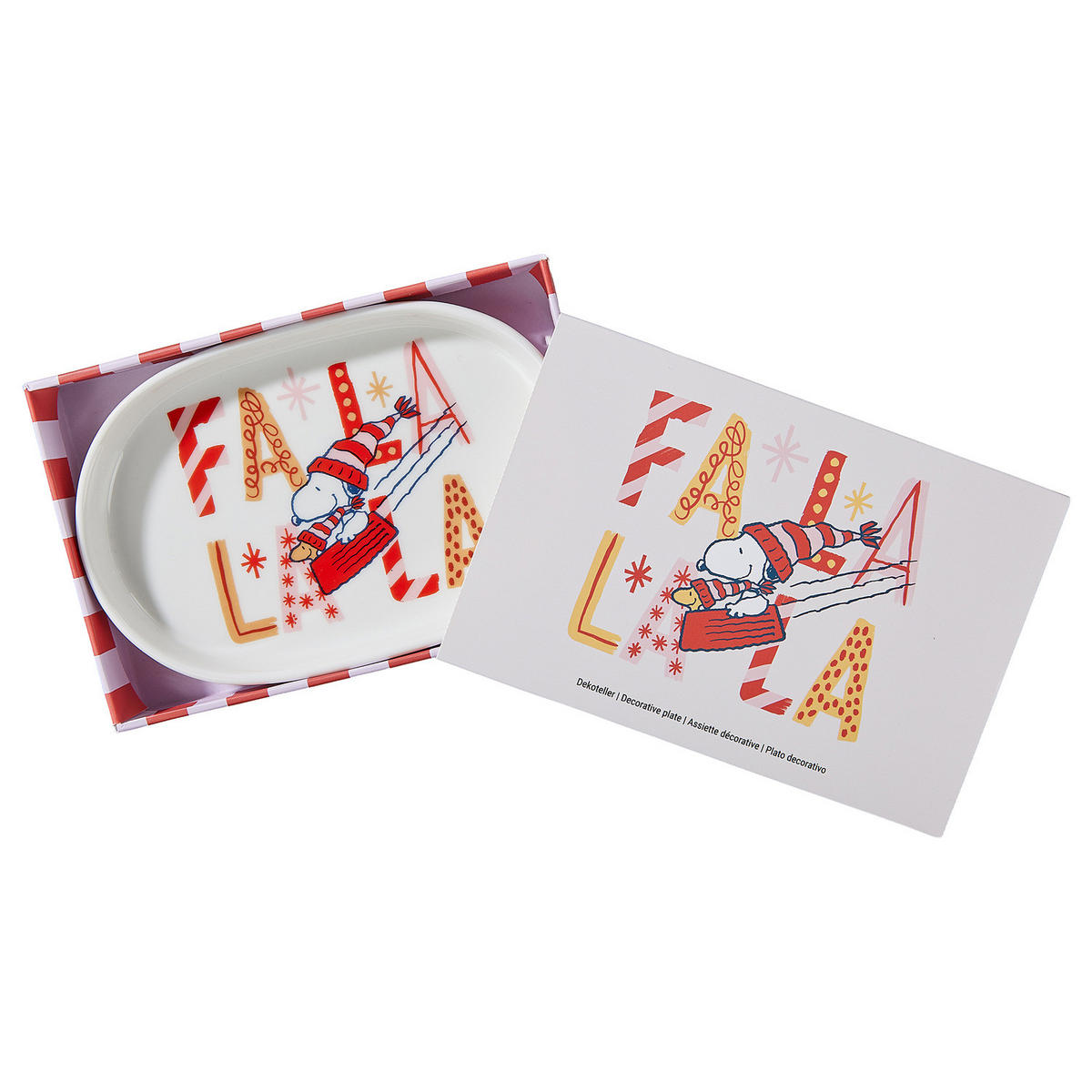 DEKOTELLER Peanuts Falala - Weiß, Keramik (2cm) - Butlers