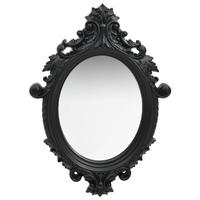 WANDSPIEGEL im Schloss-Stil 56x76 cm Schwarz - Schwarz, Glas (56/76/1cm) - furnicato