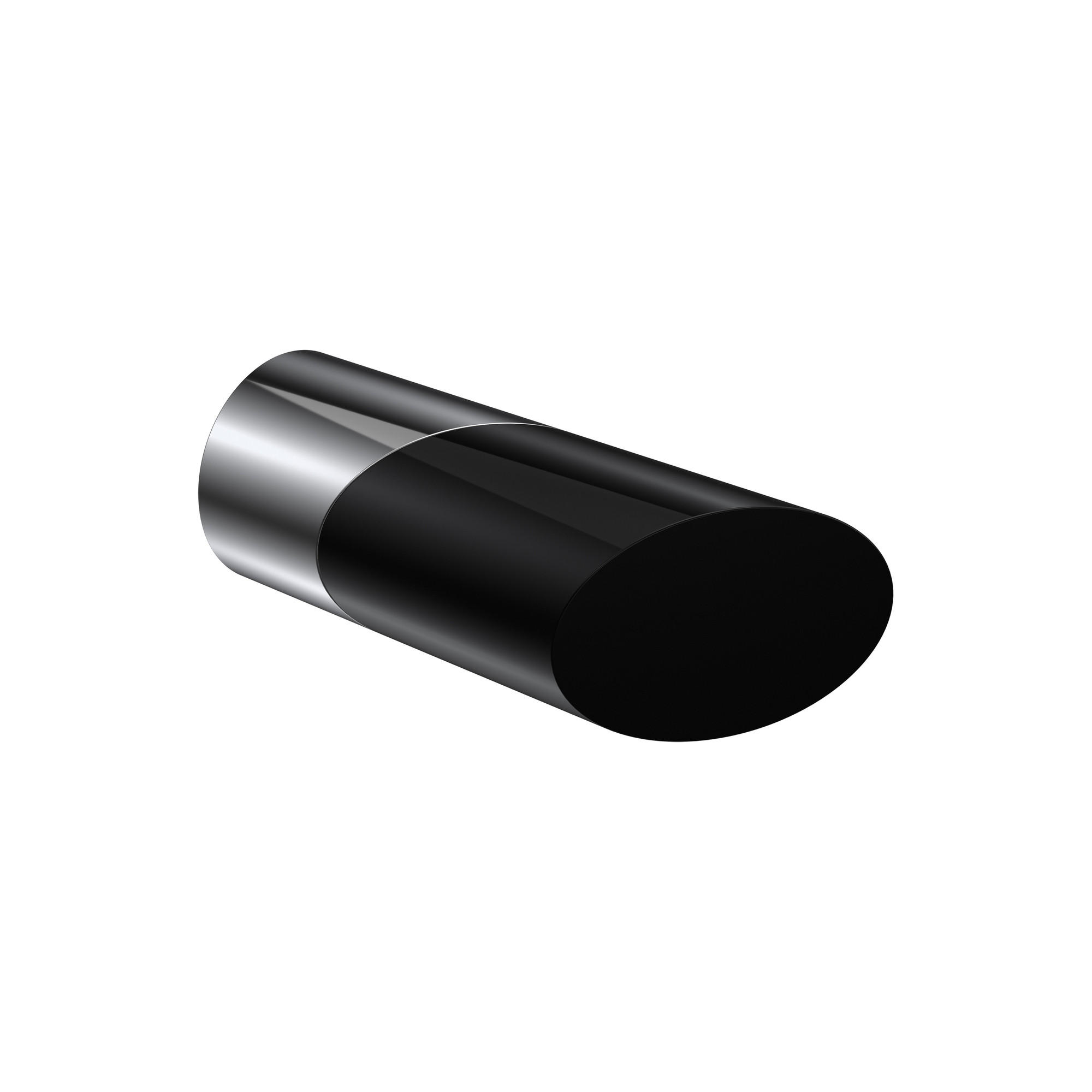 ENDSTÜCKE FÜR GARDINENSTANGEN 20 mm Ø, Verano Chrom/Schwarz, Packung 2 Stück - Chromfarben/Schwarz, Metall (6.1/2.5/2.5cm) - INTERDECO