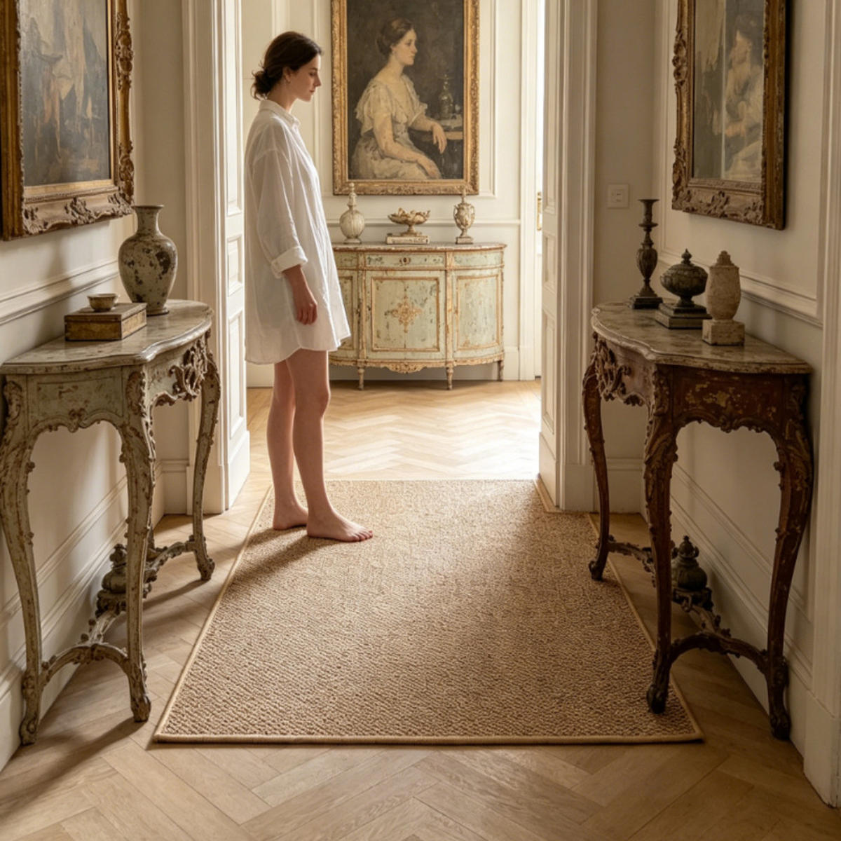TEPPICH, Sisal-Optik, Kamelgelb, 200 × 140 cm - Gelb, Kunststoff/Textil (140/200cm) - Weltevree