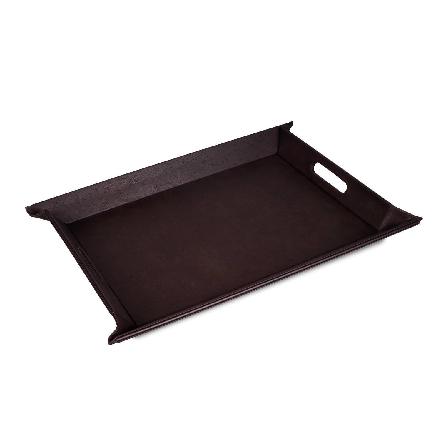WENDETABLETT Vintage - braun, real leather Imitat (55 x 41 cm) - Braun, Textil (41/0.8/55cm) - Freeform