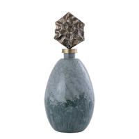 SKULPTUR Cherisee Grün 23/23/49cm - Grün, Glas (23/49/23cm) - PTMD Collection