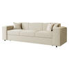 SCHLAFSOFA Santos Boucle - Schwarz/Naturfarben, Holzwerkstoff/Kunststoff (252/79/88cm) - MIRJAN24