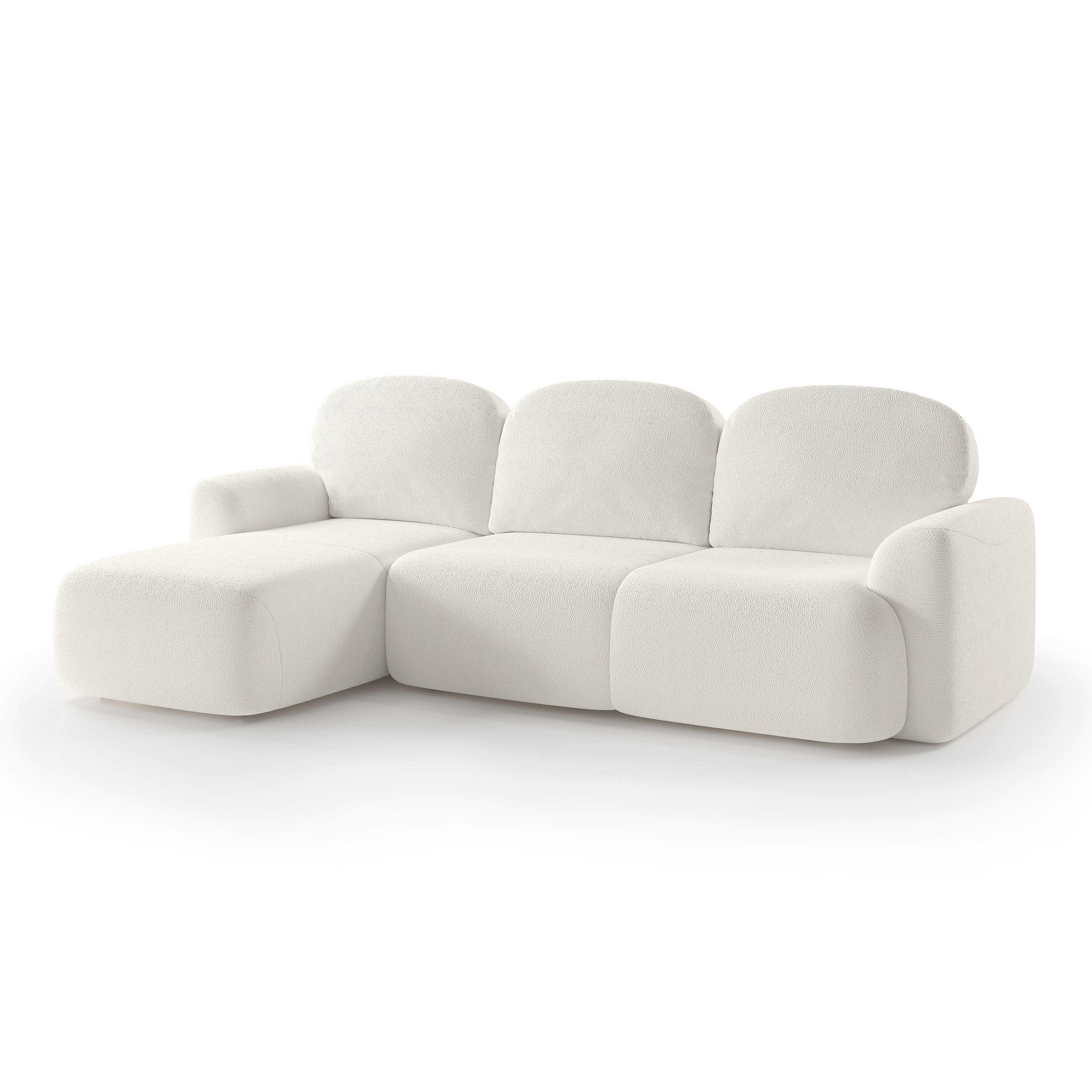 Pillovely Ecksofa Mehrfarbig 260x95x163 cm