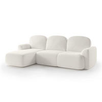 ECKSOFA Bulu Multicolor - Multicolor, Textil (260/95/163cm) - Pillovely