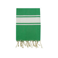 HAMAMTUCH Traditionelles flaches Grün 100x200 190g/m² - Kozo Smaragdgrün - Grün, Textil (100/200cm) - LE COMPTOIR DE LA PLAGE