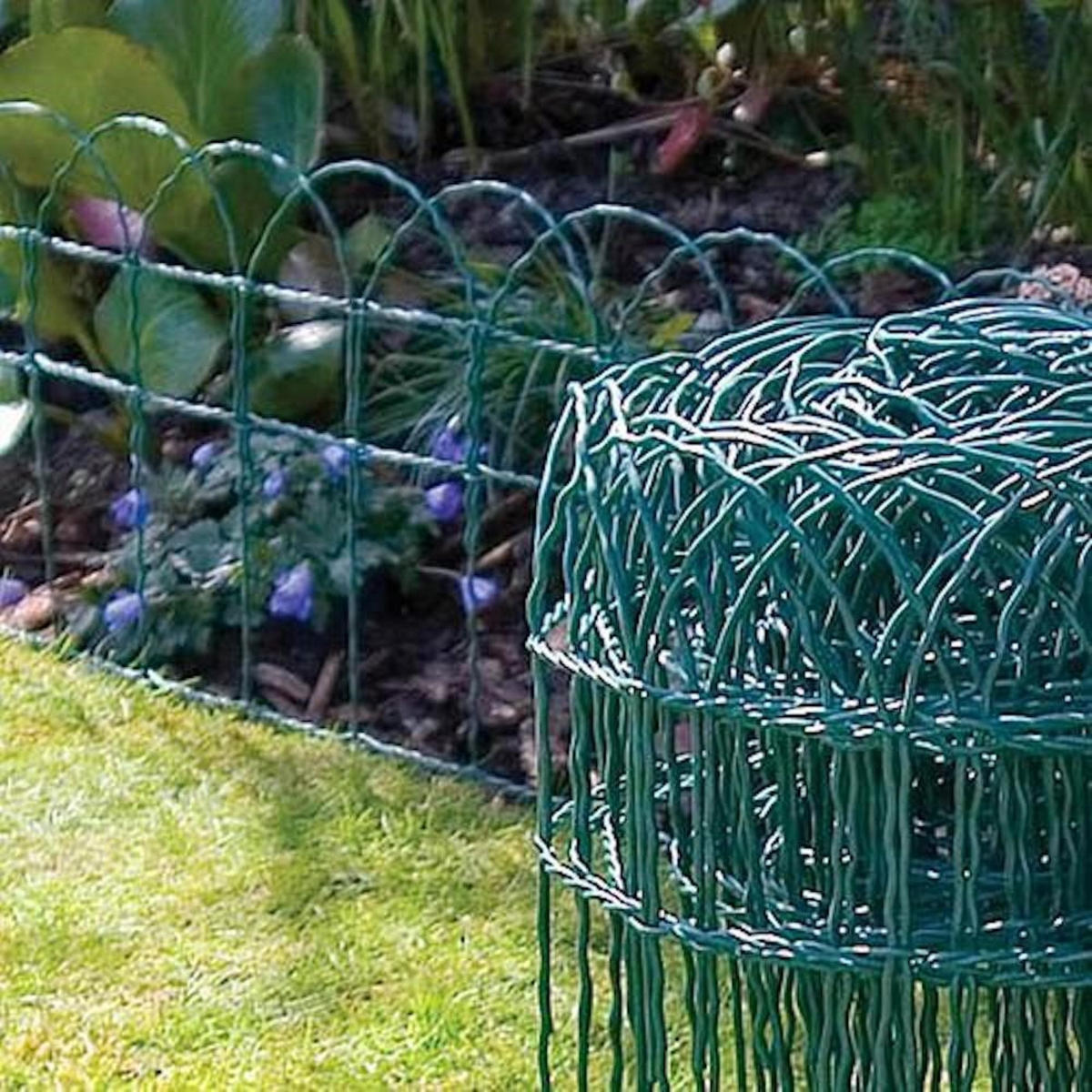 DRAHTZAUN, Drahtnetz Gardenet 65cm, L-25m, PVC, dekorativ - Schwarz, Kunststoff (250/2cm) - PROREGAL