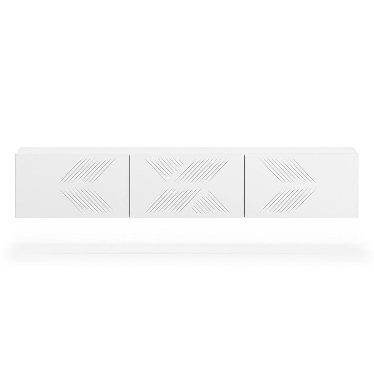 TV-MÖBEL NEBRO - Weiß, Holzwerkstoff (170/32/37cm) - KONSIMO®