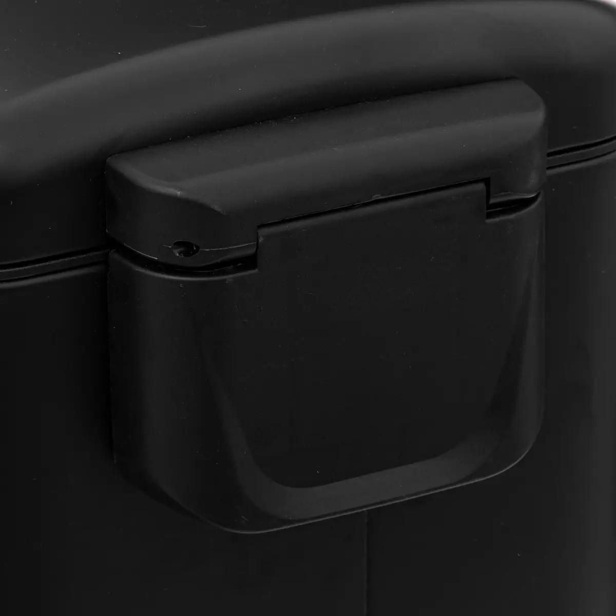 MÜLLEIMER schmal Ariane 30 l 42,5/25/62,2 cm - Schwarz, Metall (25/62.2/42.5cm) - 5five Simply Smart