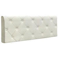 KOPFTEIL Quadratisches Raster Wildlederimitat 60*160cm - Beige/Grau, Textil (10/60/160cm) - Vercart
