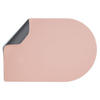 TISCHSET Platzdecke - Vegan Leder - Grau / Rosa - Bread - doppelseitig - 44 x 30 cm - Pink, Kunststoff (30/44cm) - Jay Hill