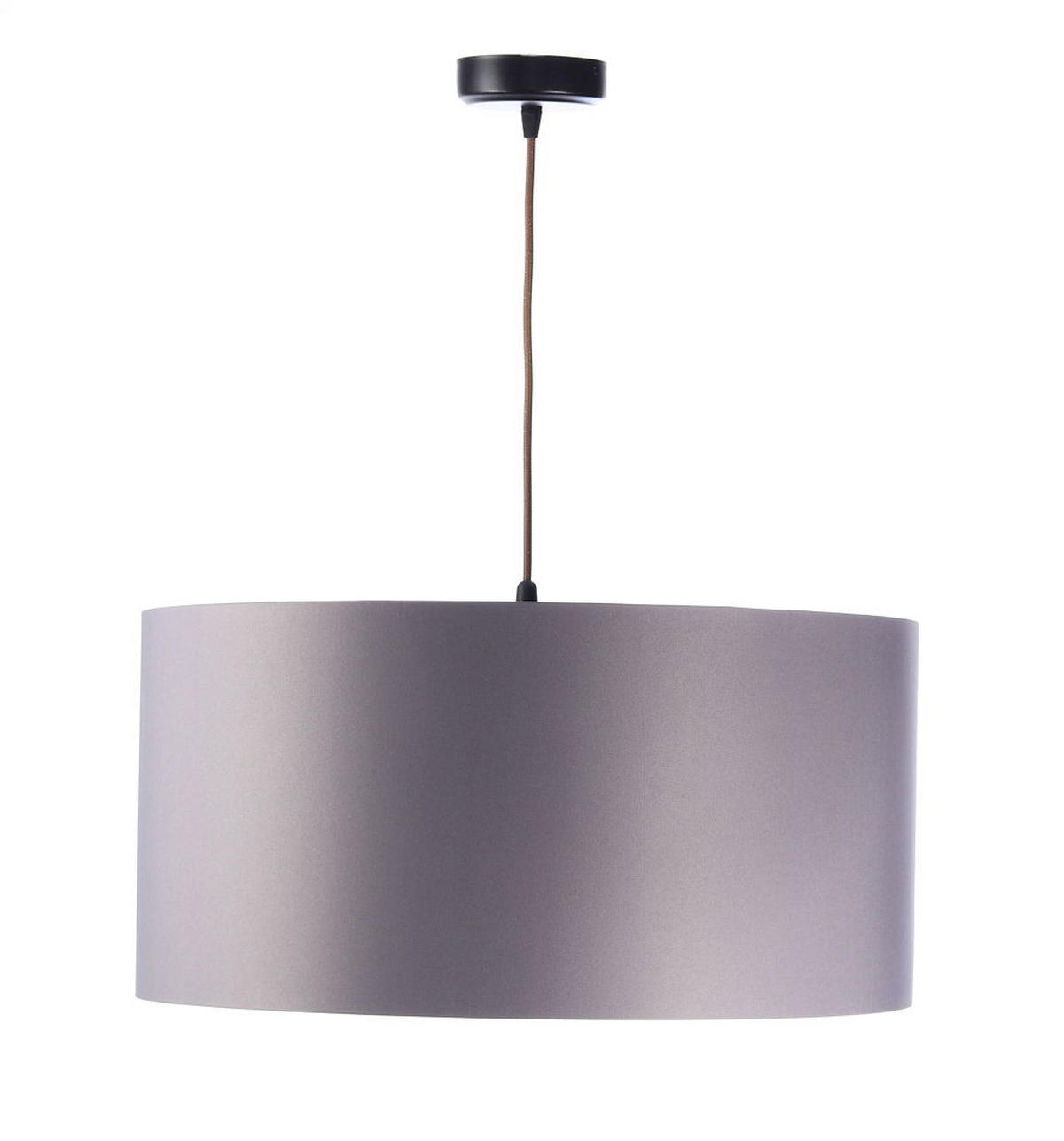 HÄNGELEUCHTE Grau 50/25 cm - Grau/Kupferfarben, Kunststoff (50/0.8/25cm) - ONZENO