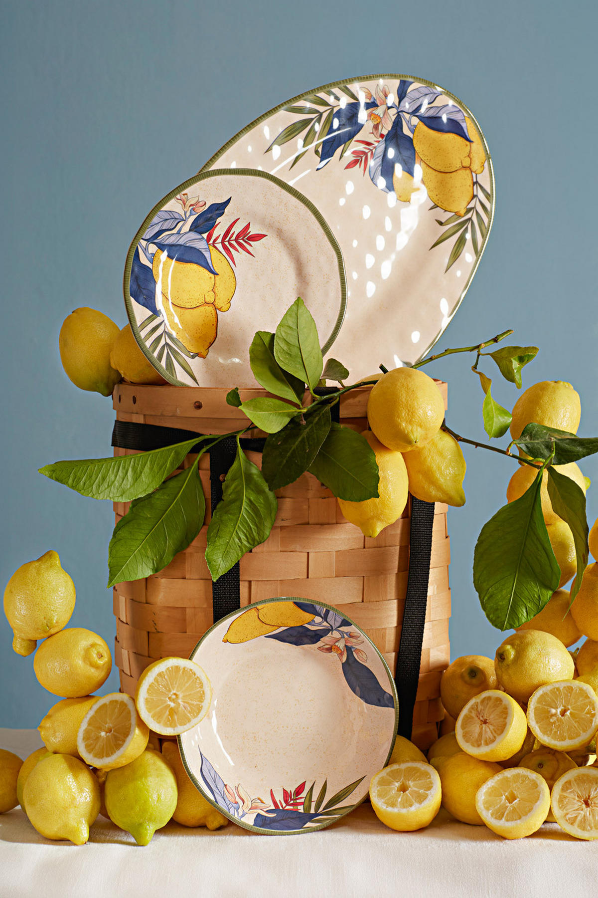 GESCHIRRSET 8-teilig Limu Melamin - Multicolor, Kunststoff (35/3/35cm) - Rose & Tulipani