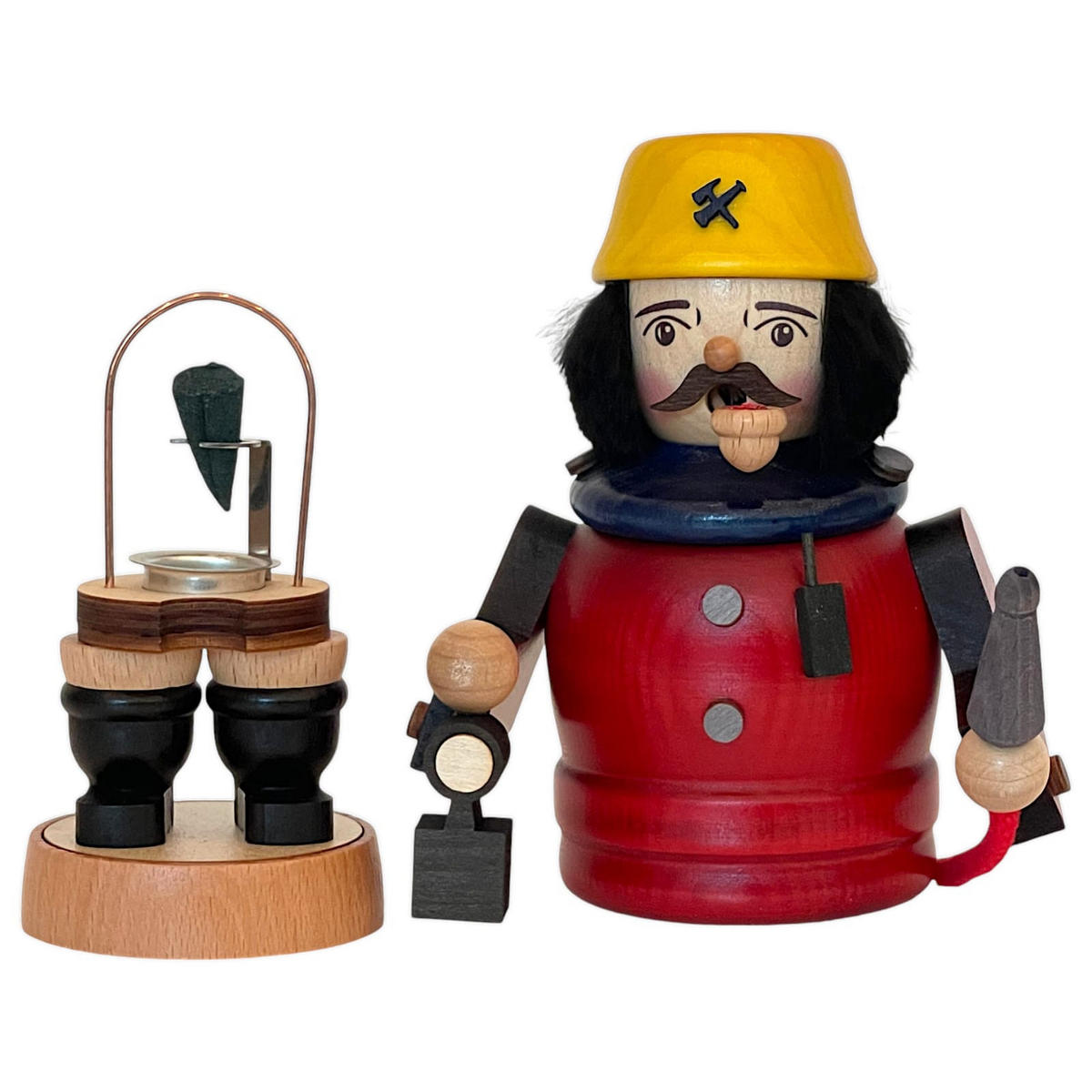 RÄUCHERMANN Feuerwehrmann 20 cm - Multicolor, Holz (10/19/13cm)