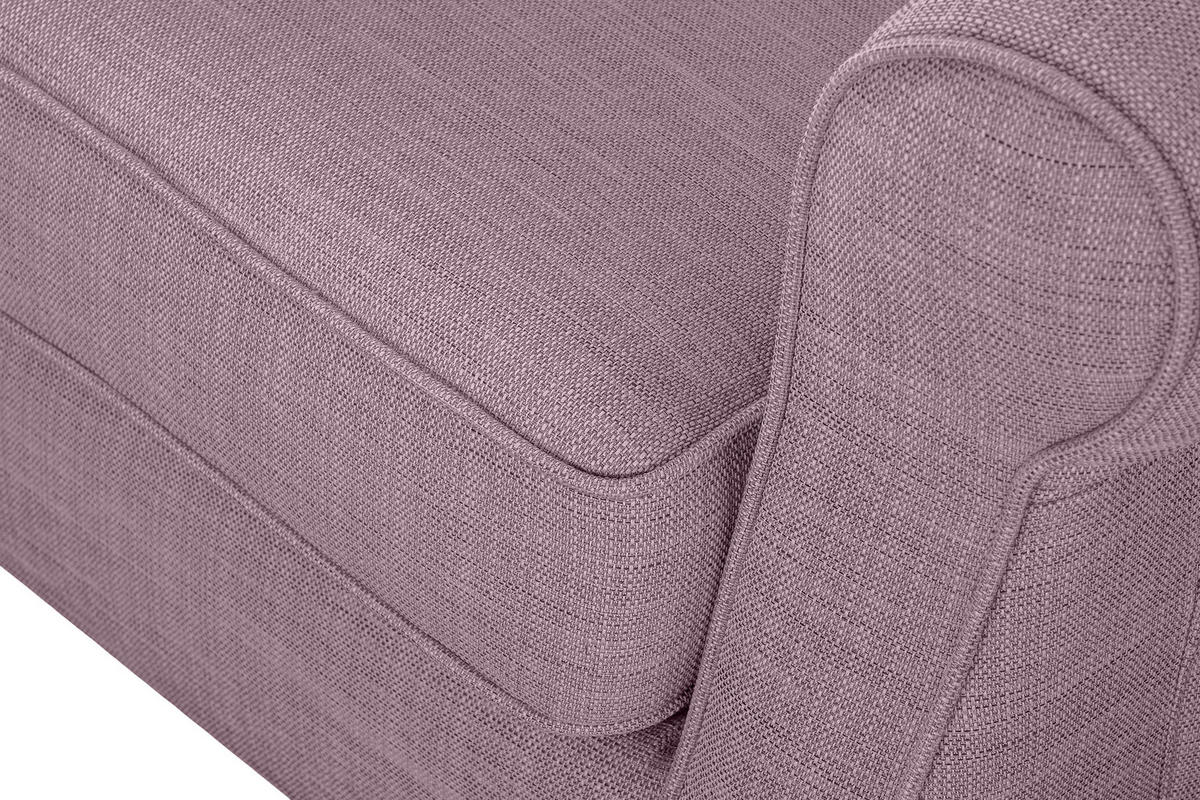 SCHAUKELSESSEL TULES mit Tasche für kleine Gegenstände, Rosé - Pink/Eichefarben, Eichenholz/Holzwerkstoff (80/105/105cm) - KONSIMO®