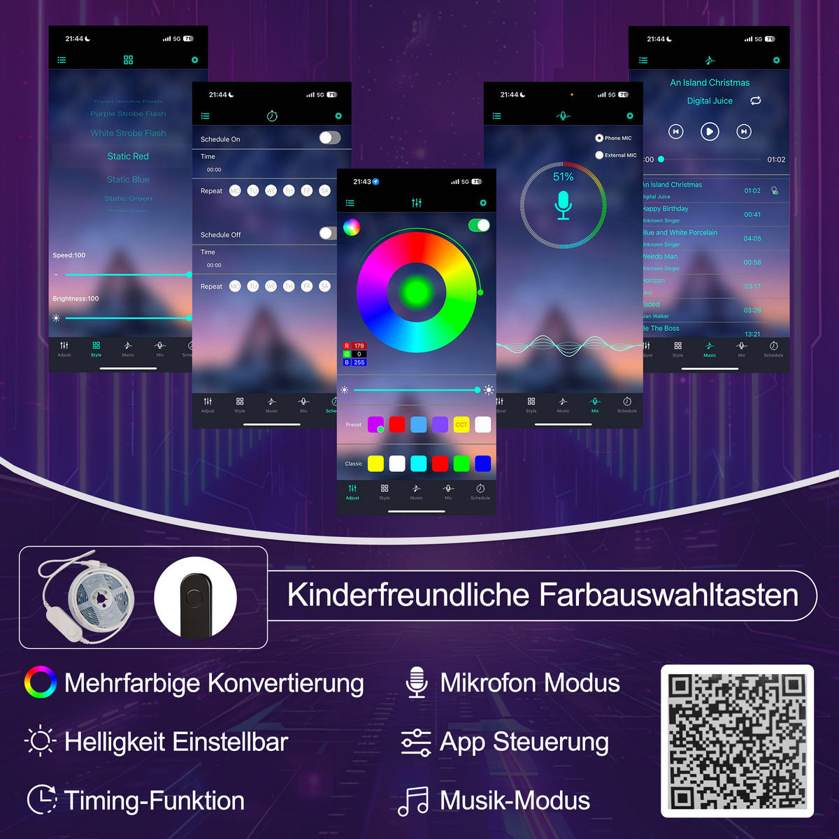 HOCHBETT 140/200 cm mit Schreibtisch und LED-Beleuchtung in Weiß - Weiß, Holz (140/200cm) - OKWISH