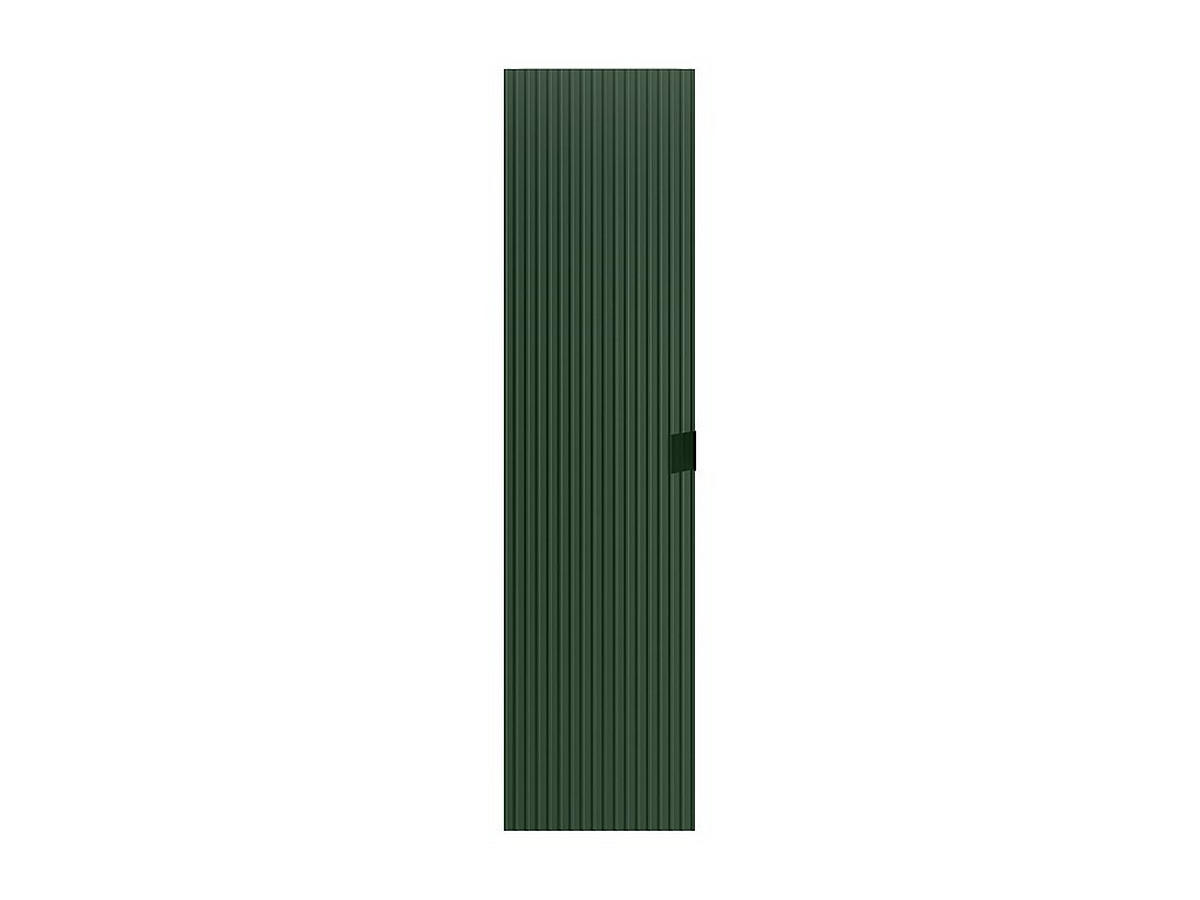 BADHOCHSCHRANK hängend - Streifenoptik - Mattgrün - H140 cm - ZEVINI - Grün, Holz (25/140/35cm) - Vente-Unique
