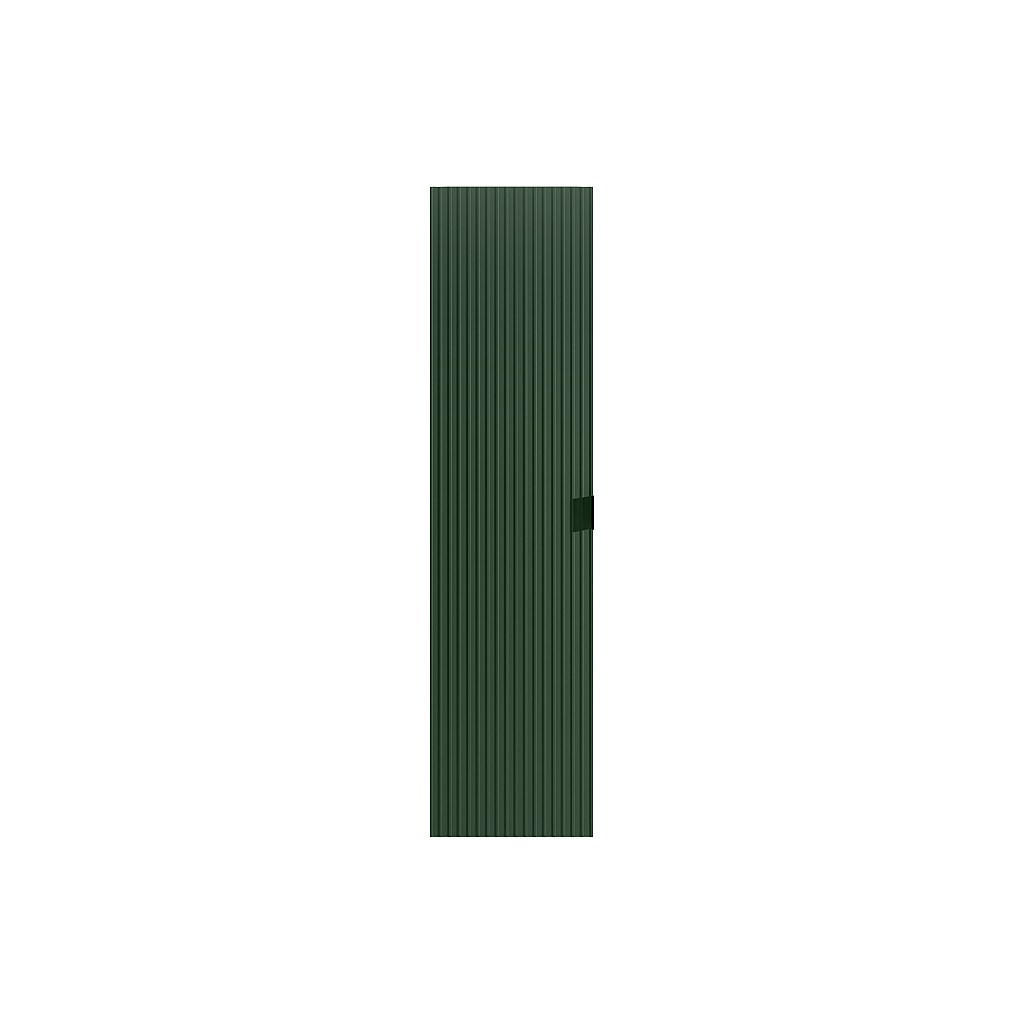 Thumbnail - Vente-Unique Badhochschrank, Grün, Holz, Uni, 3 Fächer, 25x140x35 cm, Badezimmer, Badezimmerschränke, Hochschränke