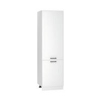 HOCHSCHRANK D60SŁ P/L – ARVION – Hochwertiges Design Konzept – Weiß / Matt - Weiß, Holzwerkstoff/Metall (60/213.3/56cm) - ROYAL24_MARKT