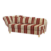RECAMIERE Armlehne links Katia Chenille rot - Rot, Kunststoff (190/82/88cm) - 58aufmkessel
