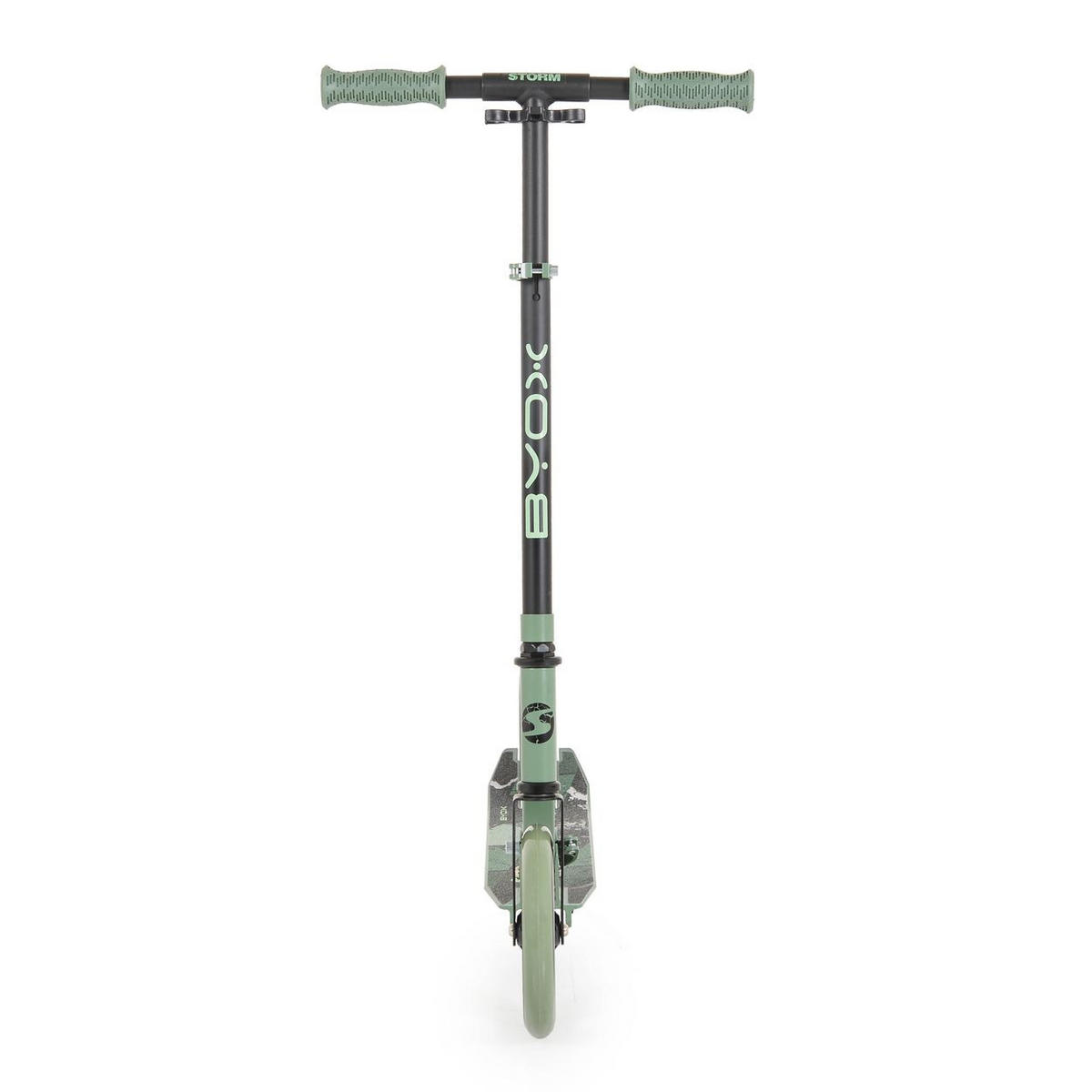 KINDERROLLER Storm hellgrün Höhe einstellbar, zusammenklappbar, PU Räder, ABEC-5 - Grün, Metall (75/20/70cm)
