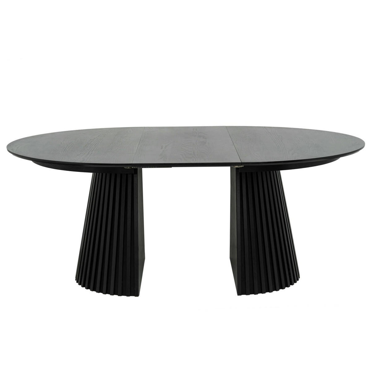 ESSTISCH 140/140/75 Schwarz rund - Schwarz, Holzwerkstoff (140/140/75cm) - Furnhouse